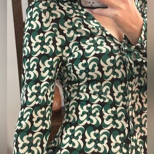 Printed button up top